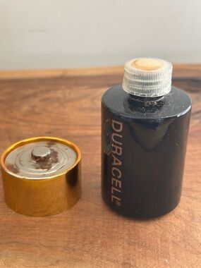 Vintage Avon Duracell Battery Spicy After Shave  bottle 1.5oz. Empty